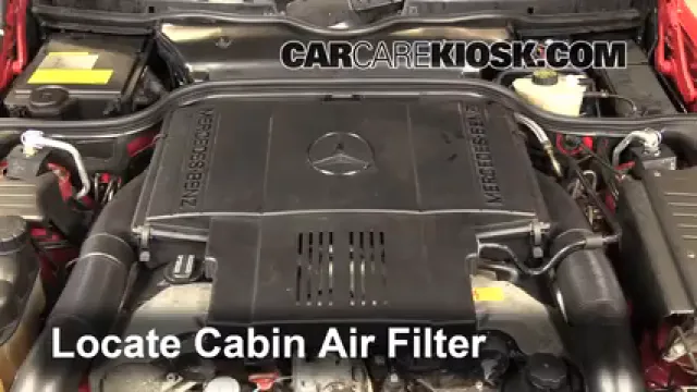 1998 Mercedes-Benz SL500 5.0L V8 Air Filter (Cabin) Replace